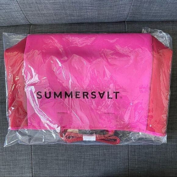 Pink & Red Neoprene Beach Tote - Picture 5 of 8